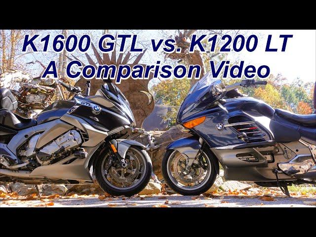 BMW K1600 GTL vs K1200 LT A Comparison Video