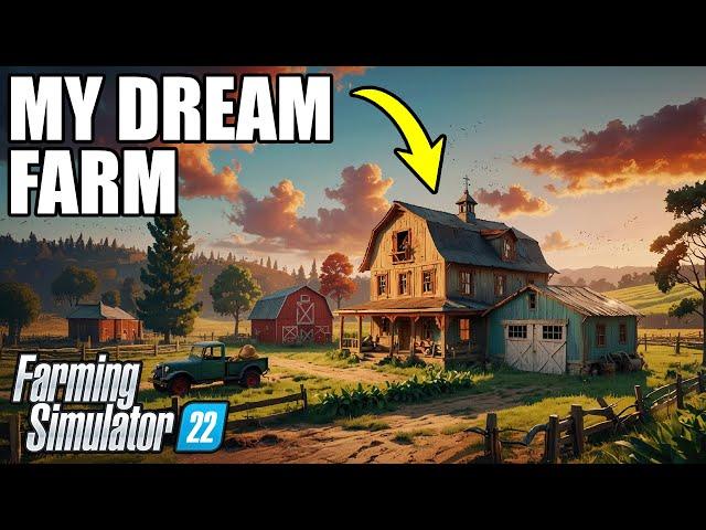 I'm Building My DREAM FARM in Survival Mode [FS22 SURVIVAL #3]