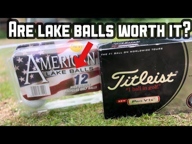 ProV1 LAKE BALLS vs  New ProV1s