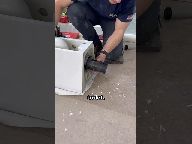 How to install a wall mount toilet Part 1 #plumbing #wallmount #toilet #newbathroom #bathroomdesign