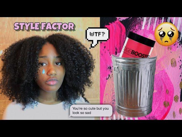 FIRST IMPRESSION | STYLE FACTOR EDGE BOOSTER STYLING GEL! OH NO BABY ‍️