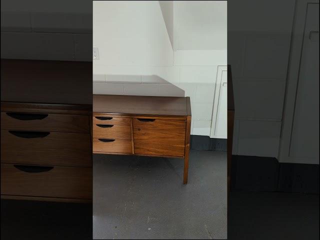 1960s Danish Modern Walnut Credenza #shorts #furniture #modern #design