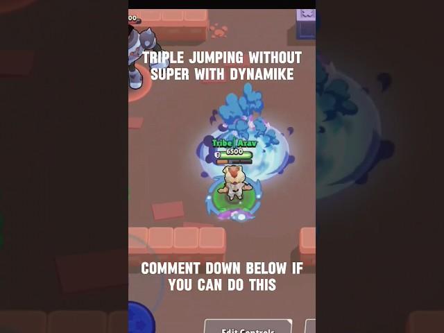 Triple Jump Dyna without super, can you do this?, #brawlstars, #dynamikebrawlstars, #primalcsmgaming