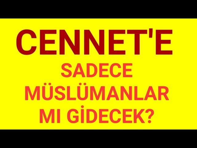 CENNET MÜSLÜMANIN TEKELİNDE Mİ? Hz.NÛH 950 YIL MI YAŞADI?