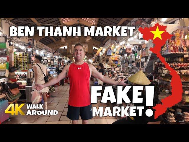 Ho Chin Minh City - Ben Thanh Market The biggest FAKE Market  In Saigon