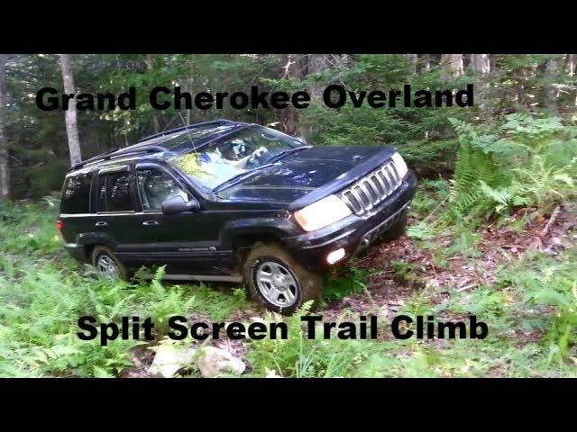 Split Screen Grand Cherokee Overland WJ 4.7HO Off Road Forest Trail