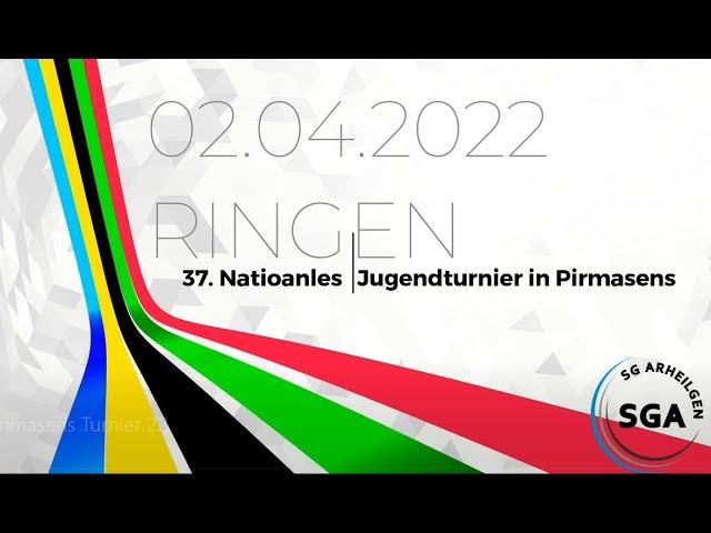 37. Nationales Jugendturnier 2022 in Pirmasens - SGA Darmstadt - Ringen