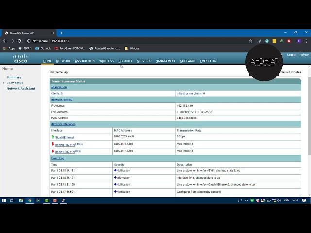 Configure the Access Point Cisco Air SAP1602E