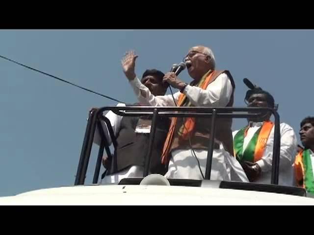 Jan Chetna Yatra Speech from Rath in Siricilla: Sh. L. K. Advani: 19.10.2011