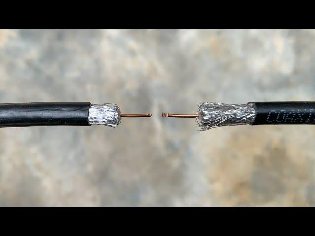 Here Comes The Repairman's Secret Trick! Connect Tv Antenna Cable Correctly & Firmly