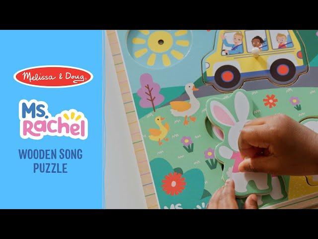 Melissa & Doug Ms. Rachel Wooden Song Puzzle