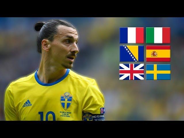 Zlatan Ibrahimovic Speaking 6 different Languages