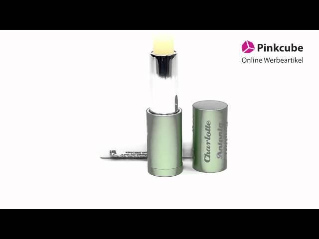 Lippenpflegestift Cover bedrucken mit Logo (Werbeartikel) - Pinkcube.de