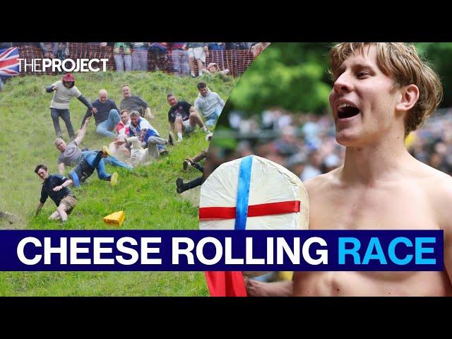 Dangerous Cheese Rolling Race Crowns 2025 Winner