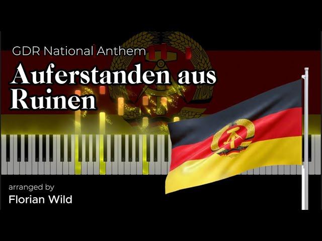 "Auferstanden aus Ruinen" - National Anthem of East Germany (Piano Cover) | Florian Wild