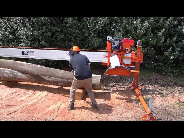 Wide boards with a Turbosawmill.