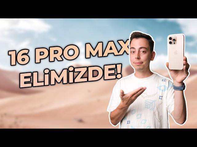 iPhone 16 Pro Max elimde! HEMEN TEST ETTİM