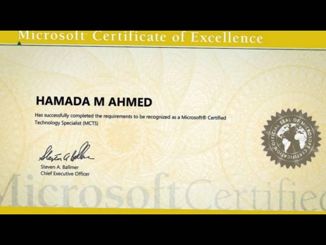 Hamada Ahmed CV