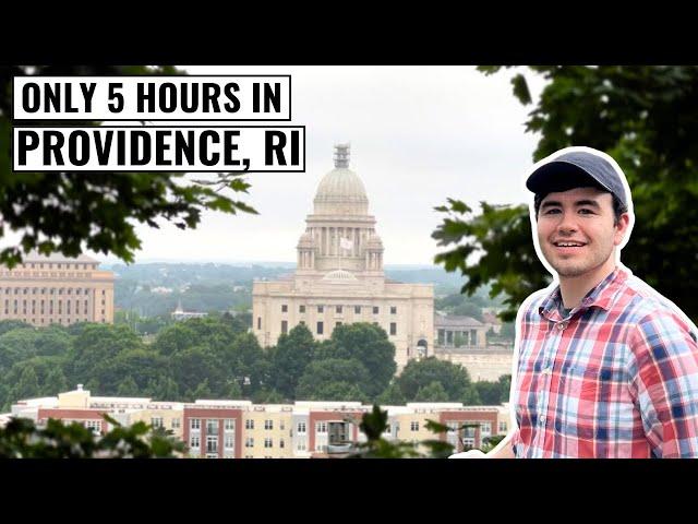 We Only Had 5 Hours in PROVIDENCE, RI | Must-See Historic Sites & Downtown [vlog]