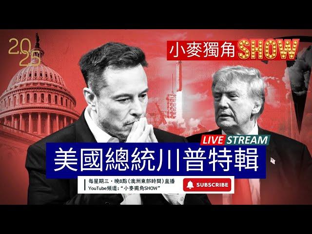 美國總統特朗普：馬斯克的豪賭和美國的黃金時代 | 小麥獨角SHOW 2025.1.22