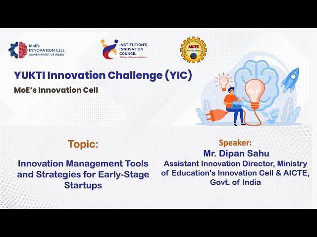 Session on Innovation Management Tools and Strategies for Early Stage Startup