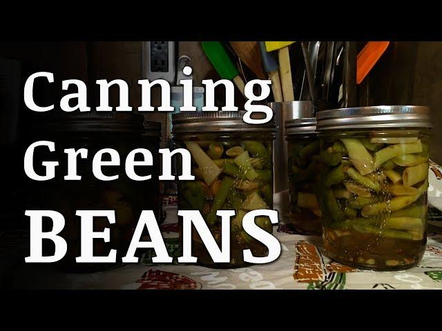 How to Pressure Can GREEN BEANS