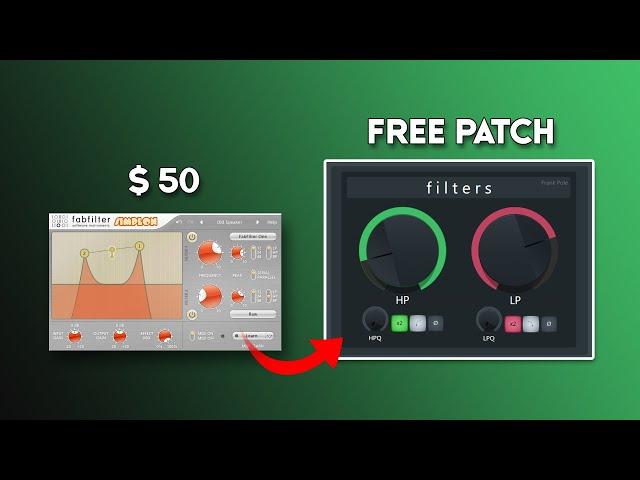 Don't buy filter plugins. Save $50 and use this patch. [FREE DOWNLOAD]