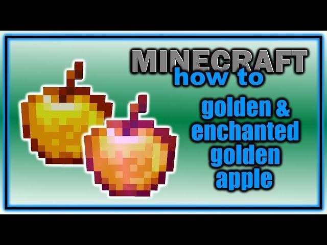 ULTIMATE Minecraft Food: Golden and Enchanted Golden Apples! | Easy Minecraft Tutorial