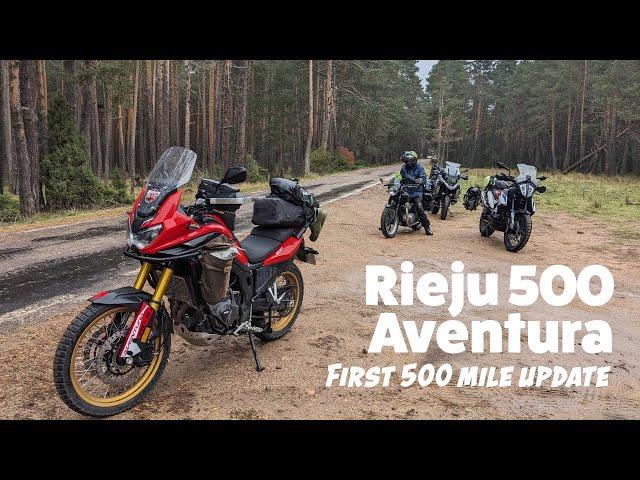 First 500 miles on the Rieju 500 Aventura