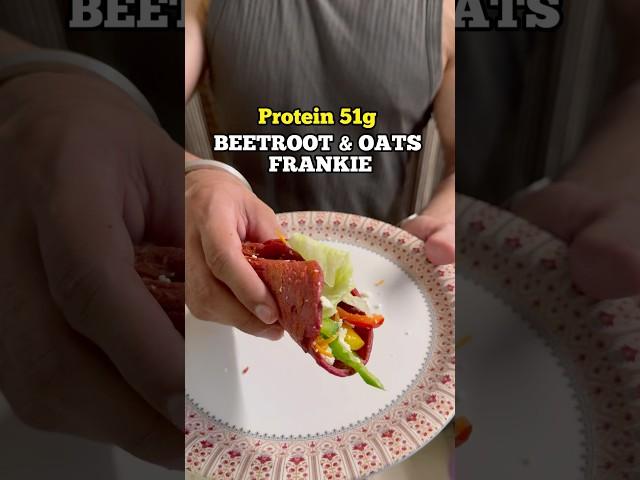 HEALTHY FRANKIE  #recipes #oatsrecipe #beetroot #paneer #fitness #shorts #explorepage #nutritionist