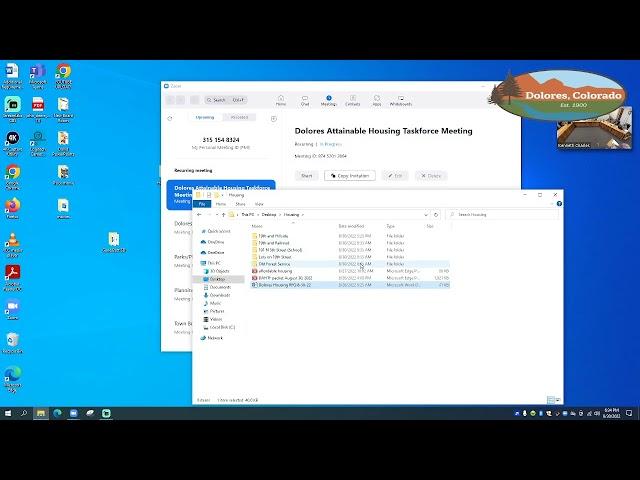 8-30-2022 - Town of Dolores - Housing committee part 2