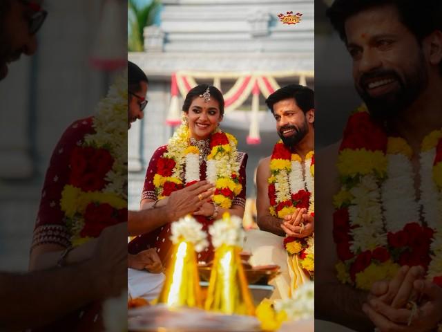 Exclusive Clicks of Keerthi Suresh Wedding#keerthisuresh #celebritywedding #viralnews #coolie