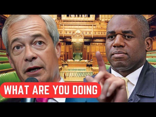 Nigel Farage checks Lammy with BRILLIANT Question (WATCH his Response)