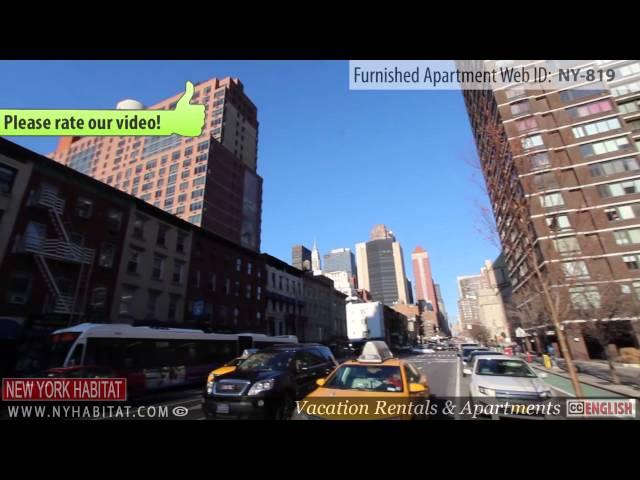 Video Tour of a Furnished Studio Apartment in Murray Hill, Manhattan