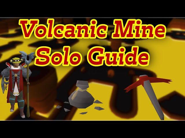 Volcanic Mine Solo Guide OSRS | 60k Mining XP/H, Easy Dragon Pick | Iron Friendly 2024