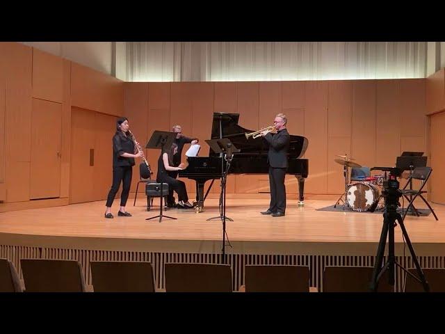 Quiet City - Copland (ALEX BENDER; trumpet, CHIA-YU KO; English horn & ELENE KOBULASHVILI; piano)