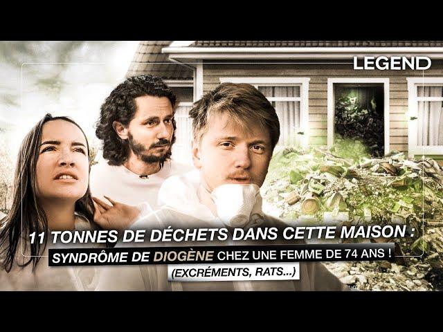 11 TONNES DE DÉCHETS DANS CETTE MAISON  : SYNDROME DE DIOGÈNE CHEZ UNE FEMME DE 74 ANS !