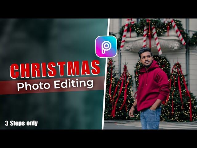 Christmas Special Photo Editing In PicsArt || Christmas photo manipulation - Artistrajk