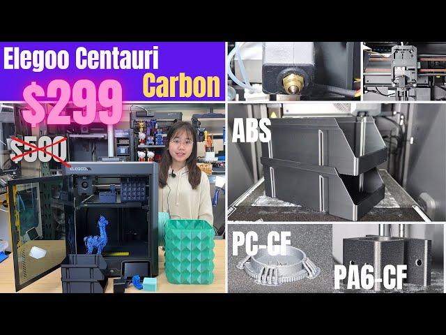 Elegoo Centauri Carbon 3D printer review: Fully enclosed, CoreXY, 320C nozzle / 110C bed temperature