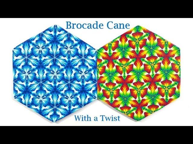 Brocade Cane with a Twist, a Polymer Clay Tutorial