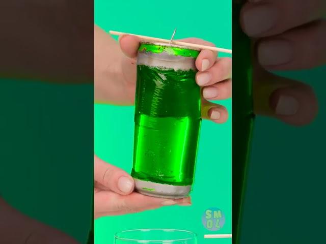 Cool experiment with Mr. Muscle and tin cans || SCIENCE EXPERIMENTS you should know #shorts