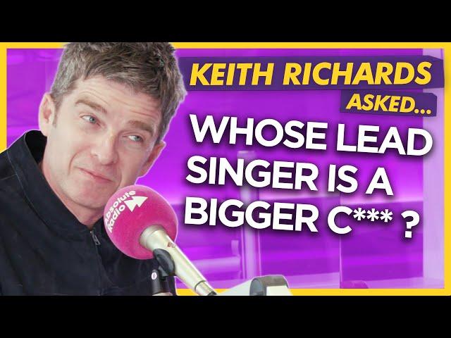 Noel Gallagher - Keith Richards asked about Oasis & The Rolling Stones…