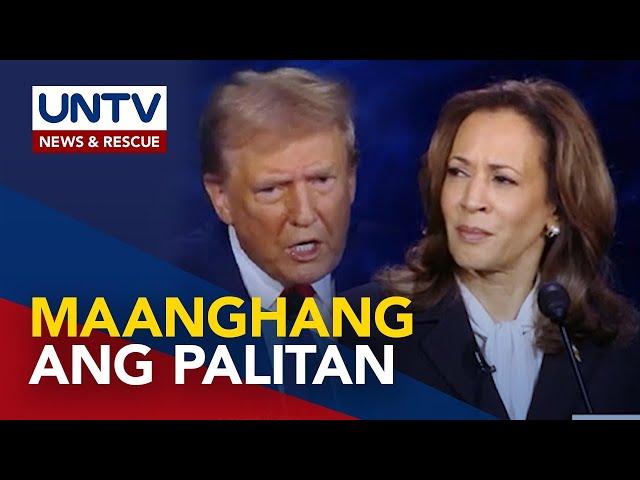 Trump at Harris, nagpalitan ng akusasyon nang magharap sa US Presidential debate