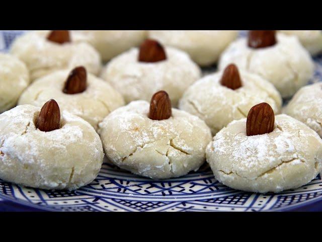 Almond Ghriba - Gluten Free Moroccan Cookies Recipe - CookingWithAlia - Episode 354