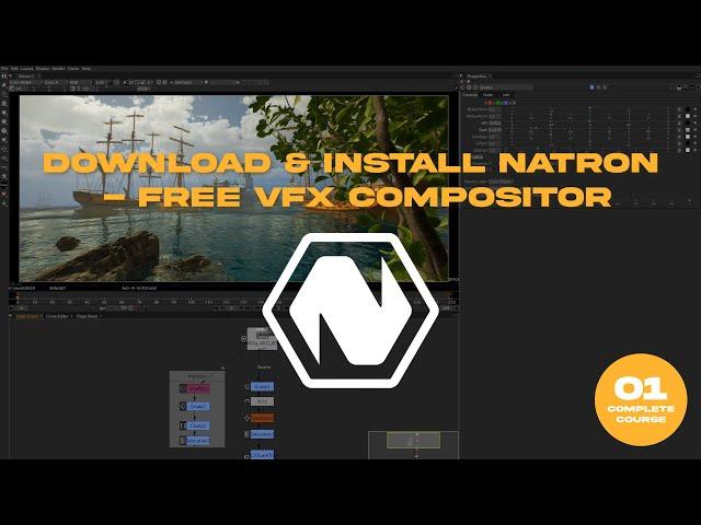 FREE Digital Compositing with NATRON - Download & Installation (01)