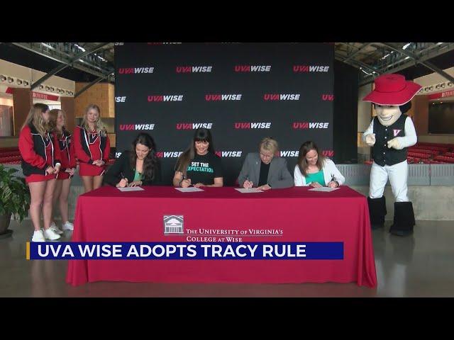 UVA Wise takes a stand against interpersonal violence, signs Tracy Rule