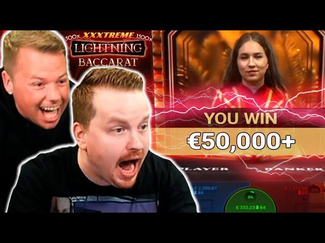 INSANE WIN on Lightning Baccarat - EXTREME!