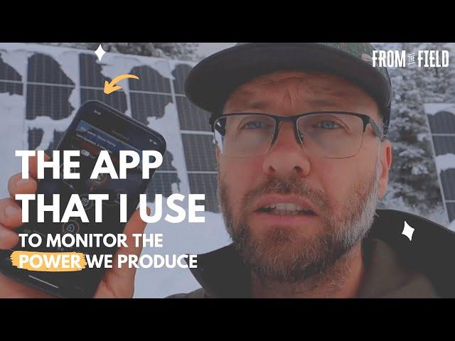 The APP I Use To Monitor Solar Power  #SHORTS