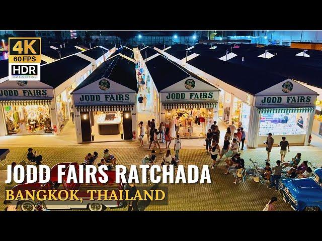 [BANGKOK] Jodd Fairs Night Market Ratchada "Newly Opened Famous Night Market" | Thailand [4K HDR]