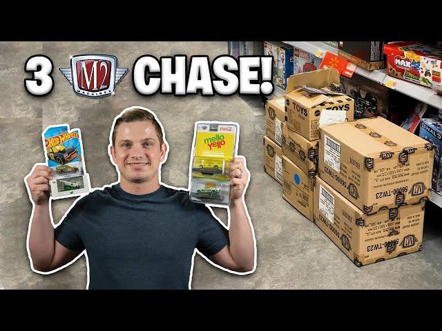 I FOUND 3 M2 MACHINES CHASES AND HOT WHEELS TREASURE HUNT!